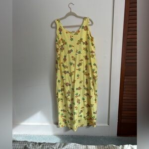 Vintage 90s Fresh Produce fish dress, sun dress